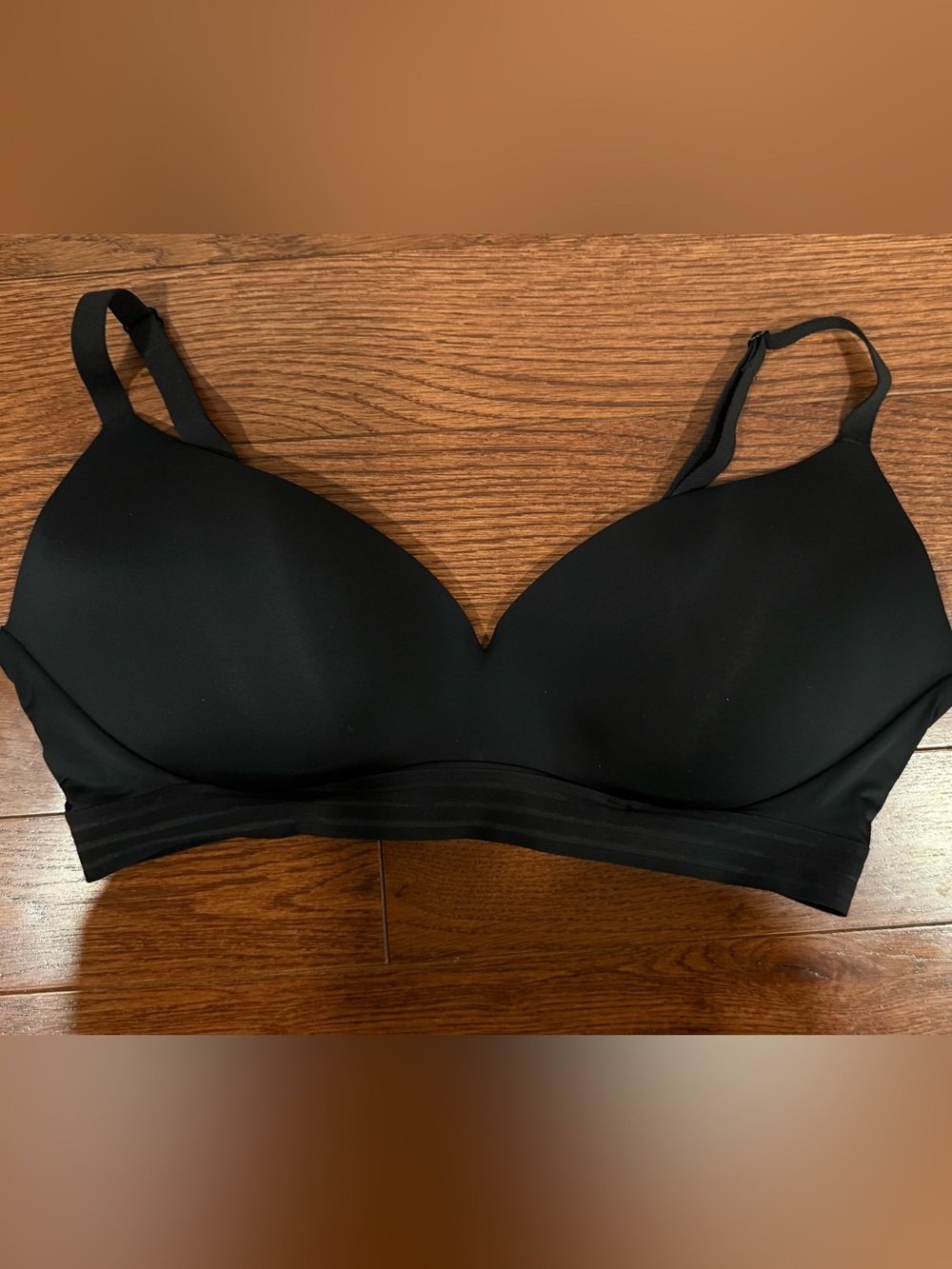 Auden Black Seamless Wireless T-Shirt Bra